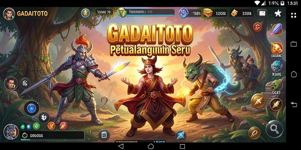 Screenshot GADAITOTO menampilkan momen seru dalam gameplay petualangan.