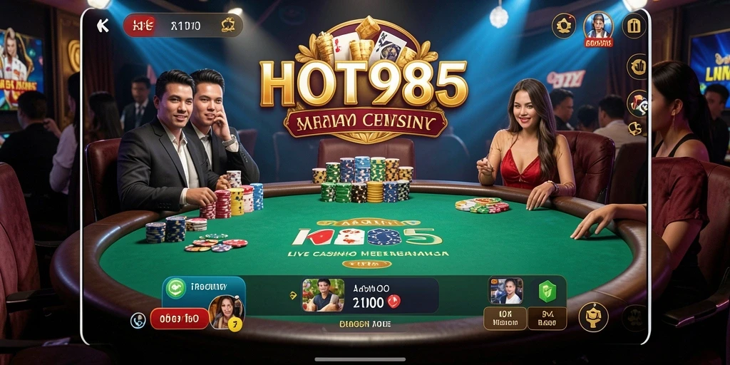 Tampilan gameplay menarik di HOT985 dengan dealer profesional.