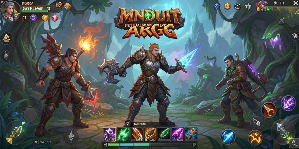 Tampilan gameplay <strong>MNDUIT</strong> yang memukau dan mendebarkan.
