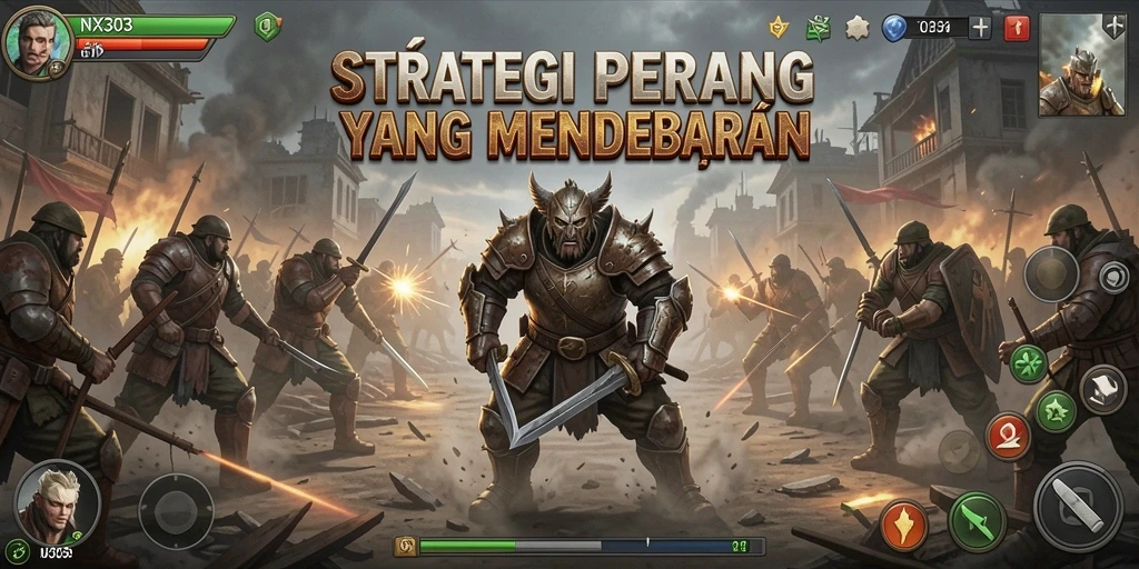 Tampilan gameplay NX303 yang penuh aksi dan strategi.