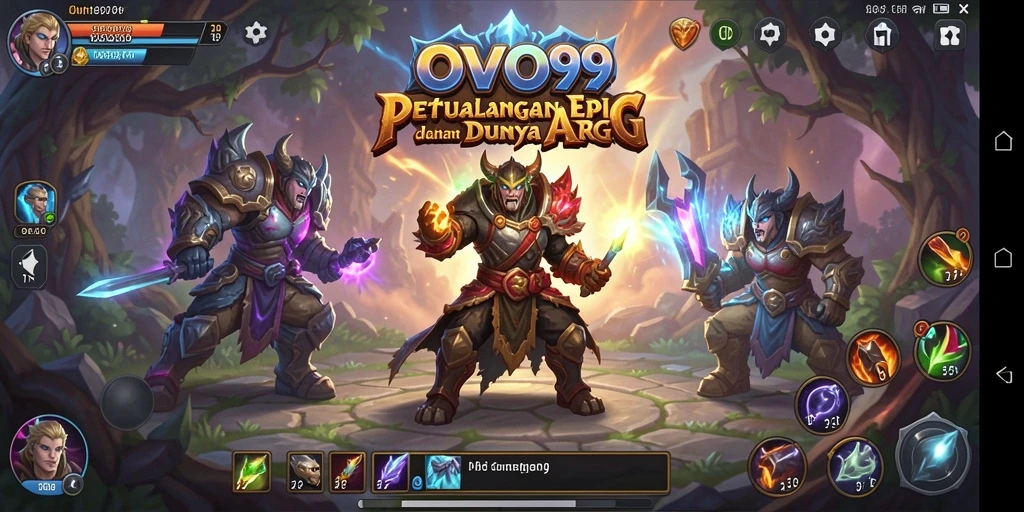 Tangkapan layar menampilkan aksi seru dalam game ARPG.