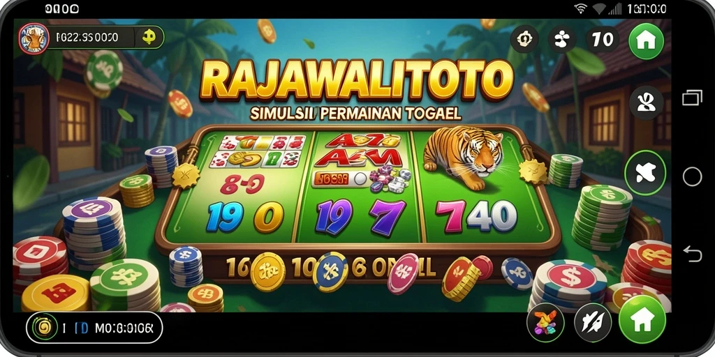 Screenshot menunjukkan gameplay menarik RAJAWALITOTO dengan berbagai mode permainan.