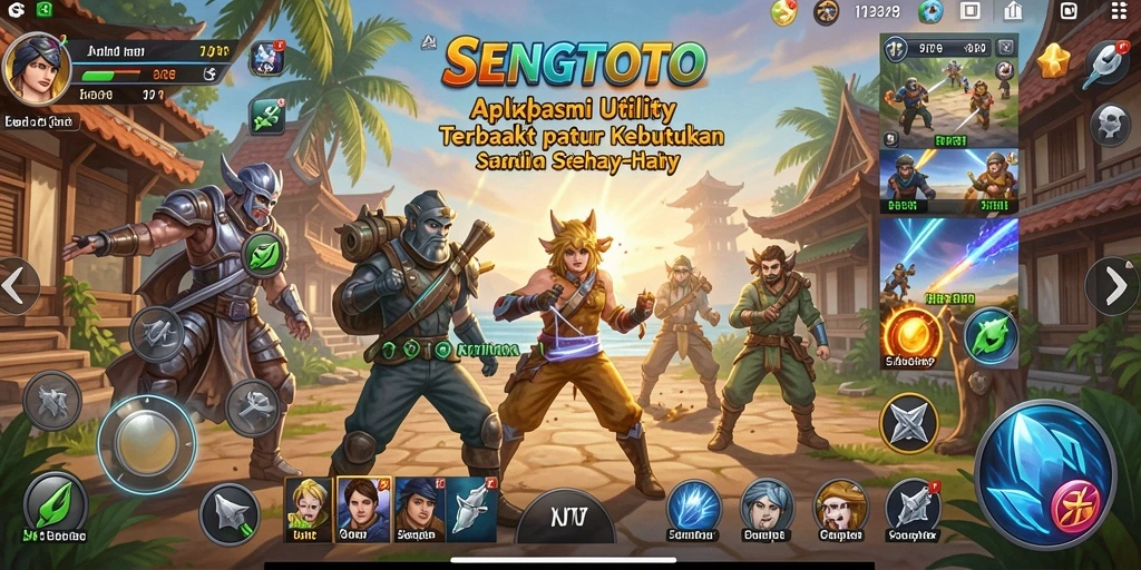 Tampilan antarmuka SENGTOTO yang intuitif dan mudah digunakan.