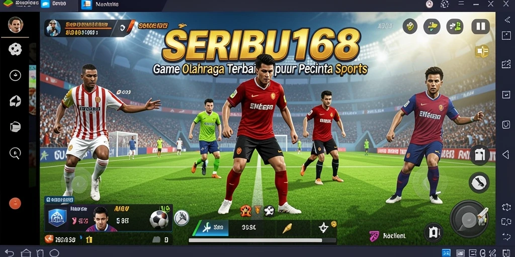 Tampilan seru dari gameplay olahraga di SERIBU168.
