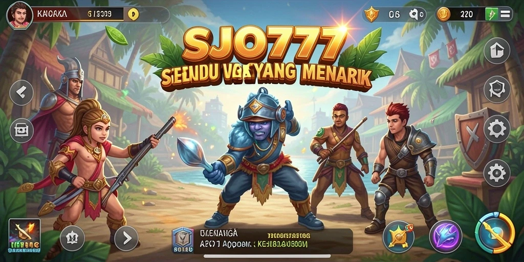 Tampilan gameplay menarik di SJO777 dengan interaksi karakter yang hidup.