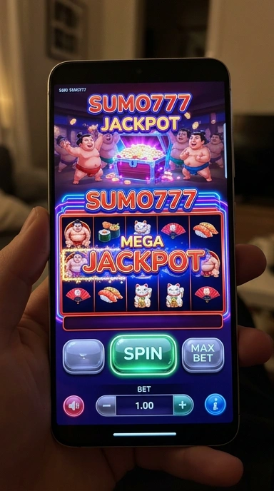 Halaman utama Sumo777 yang mudah dinavigasi.